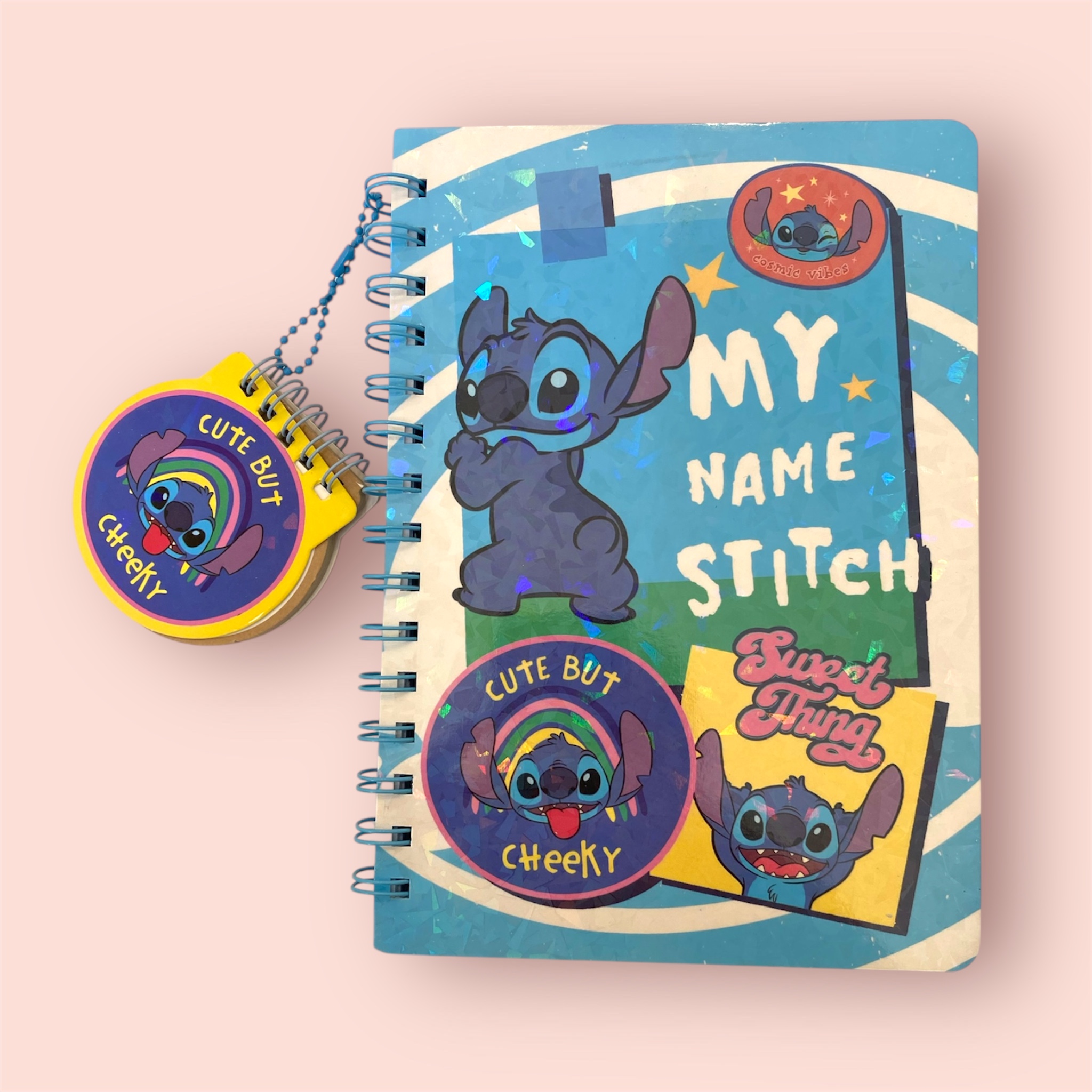 "My Name is Stitch" Blue Notebook