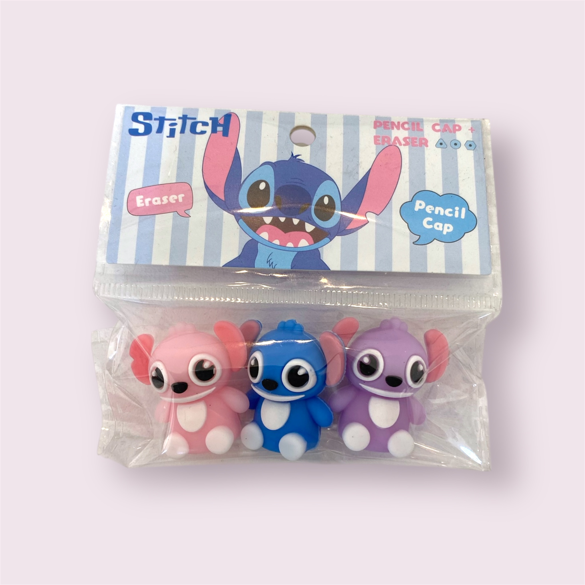 Stitch Pencil Cap & Eraser