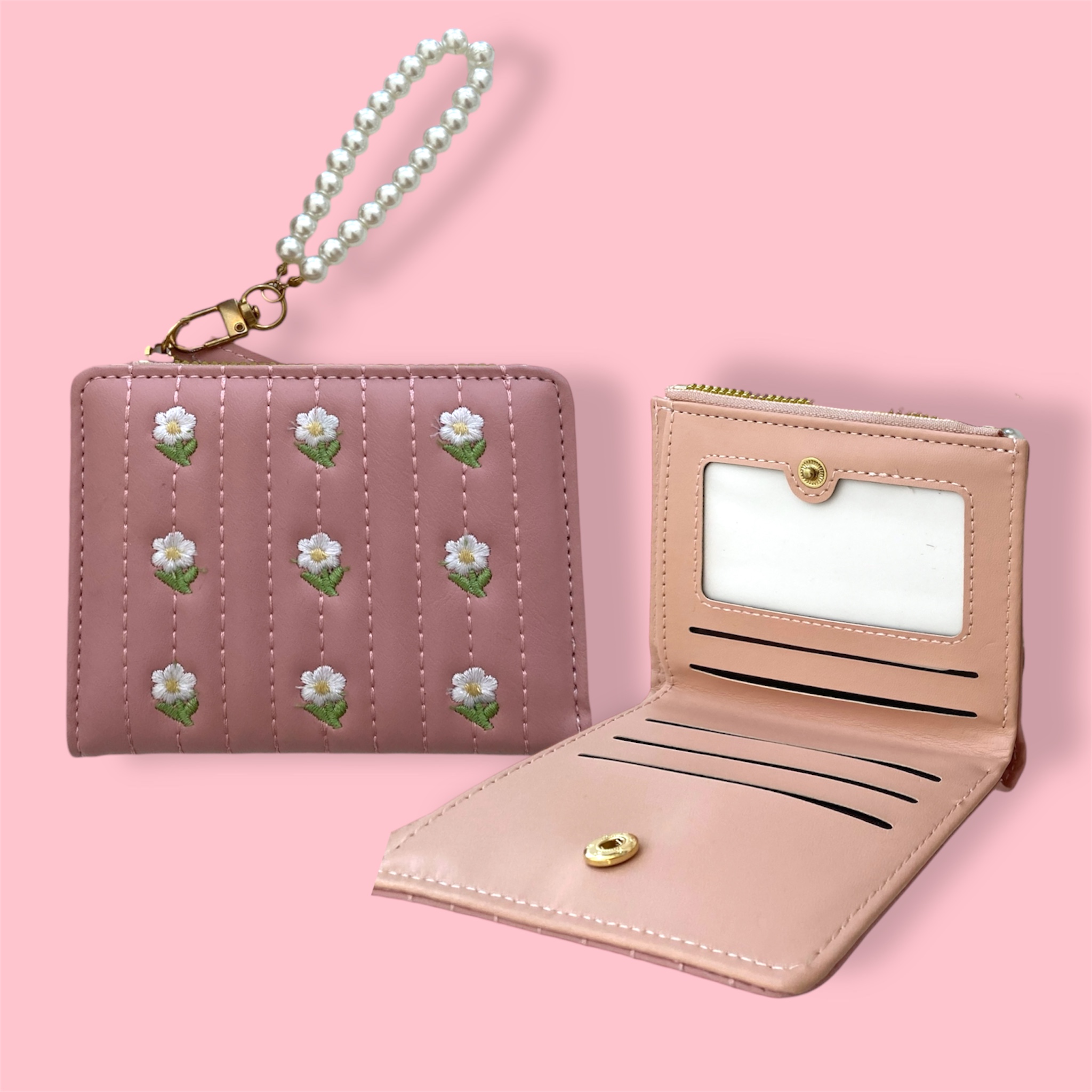 Floral Pink Wallet