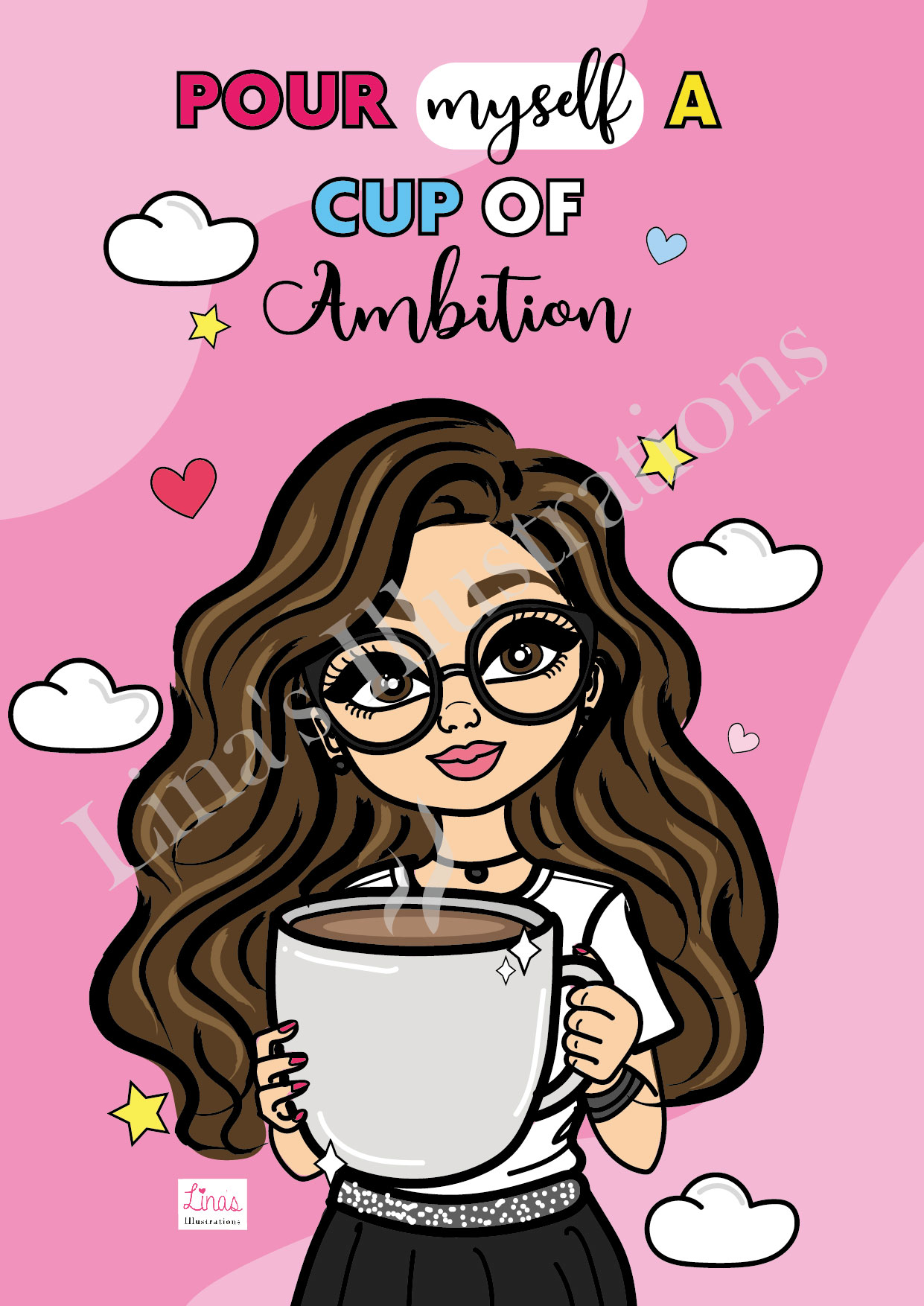 "A Cup of Ambition" Digital Art