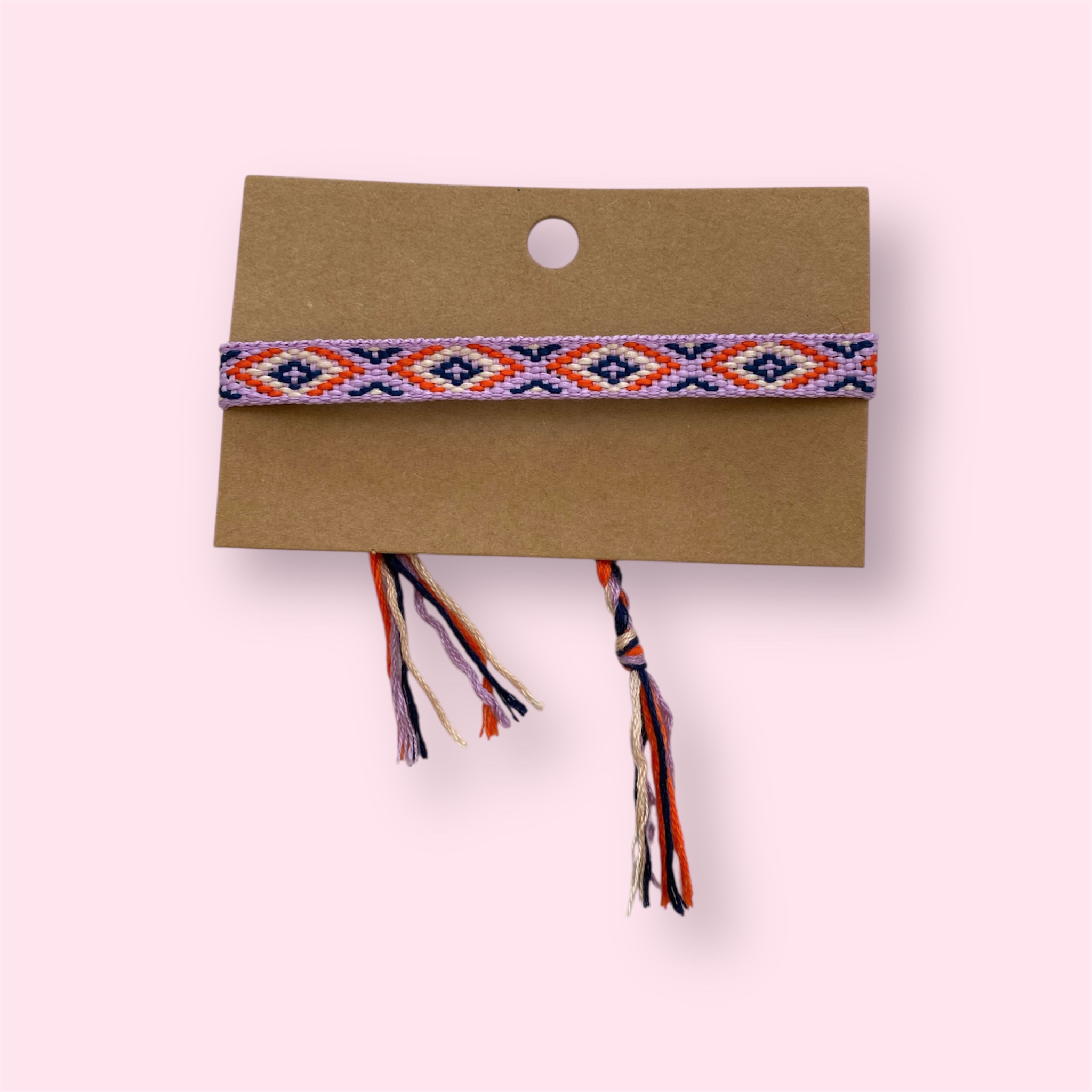 Purple Knitted Bracelet