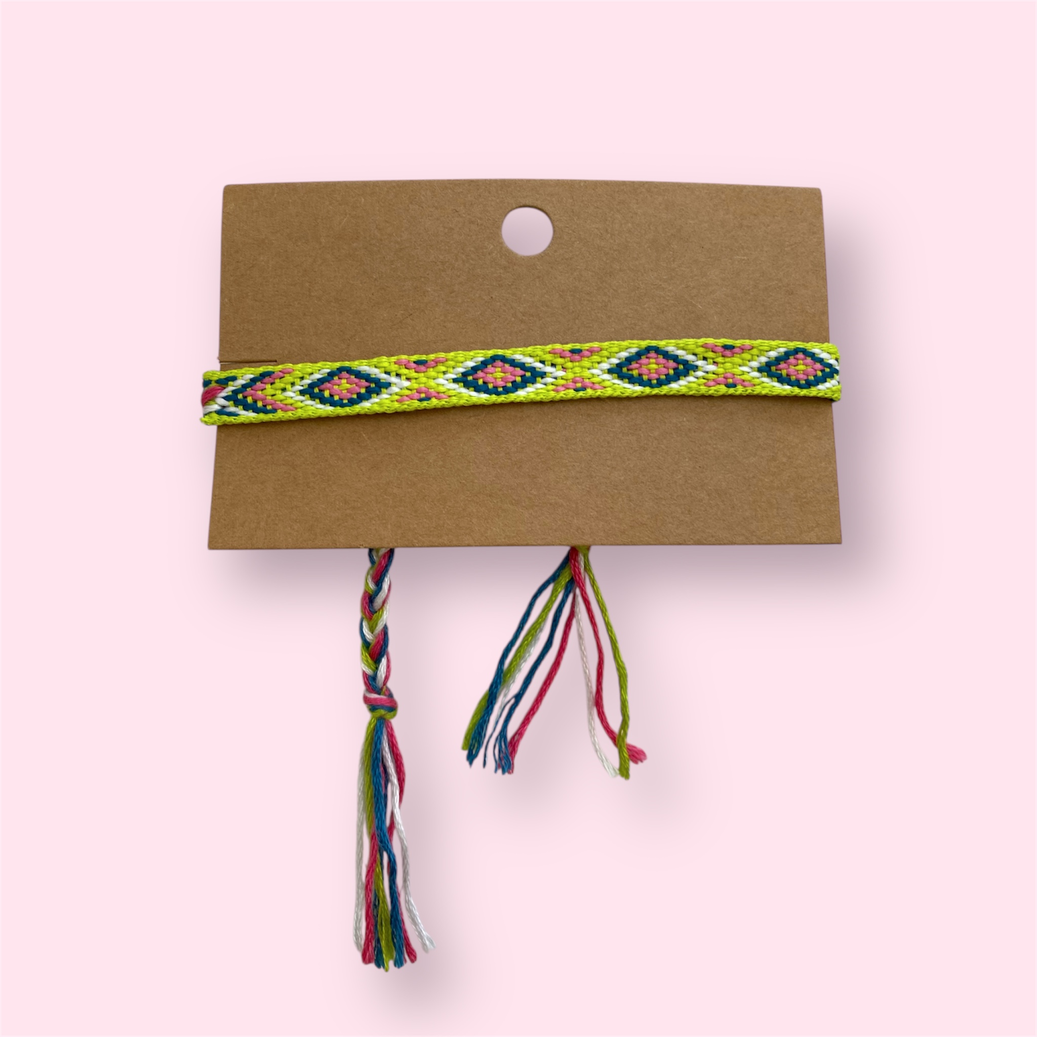 Yellow Knitted Bracelet