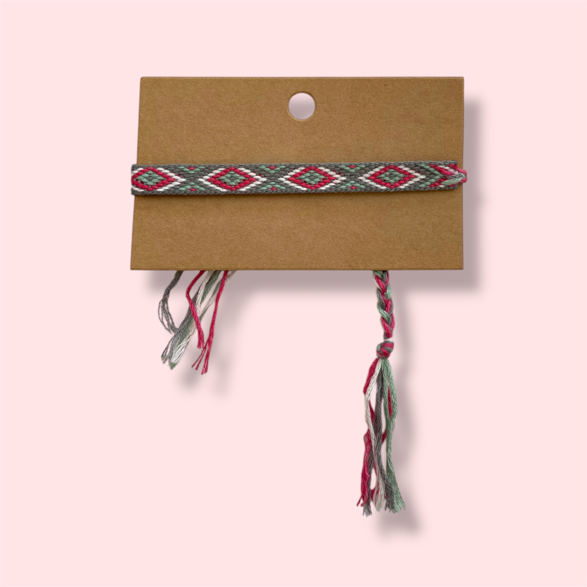 Grey Knitted Bracelet