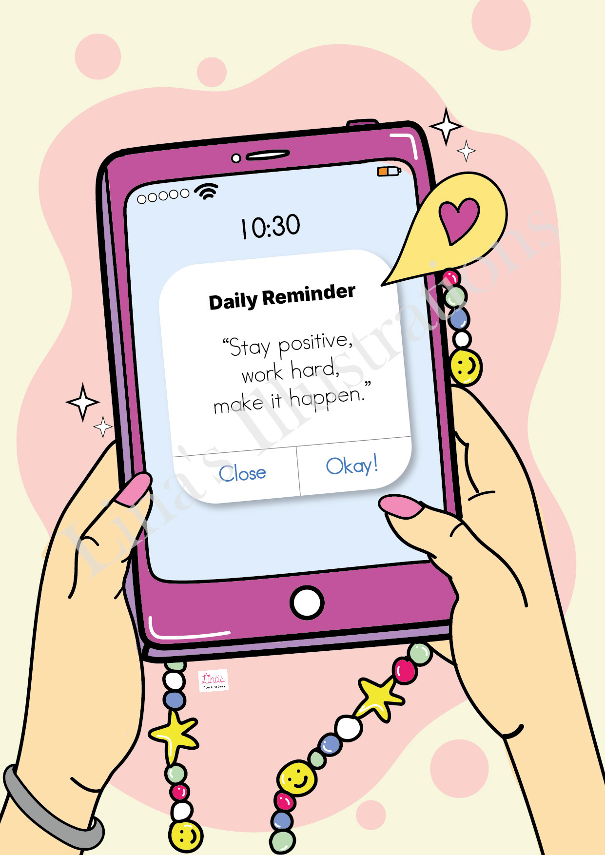 "Daily Reminder" Digital Art
