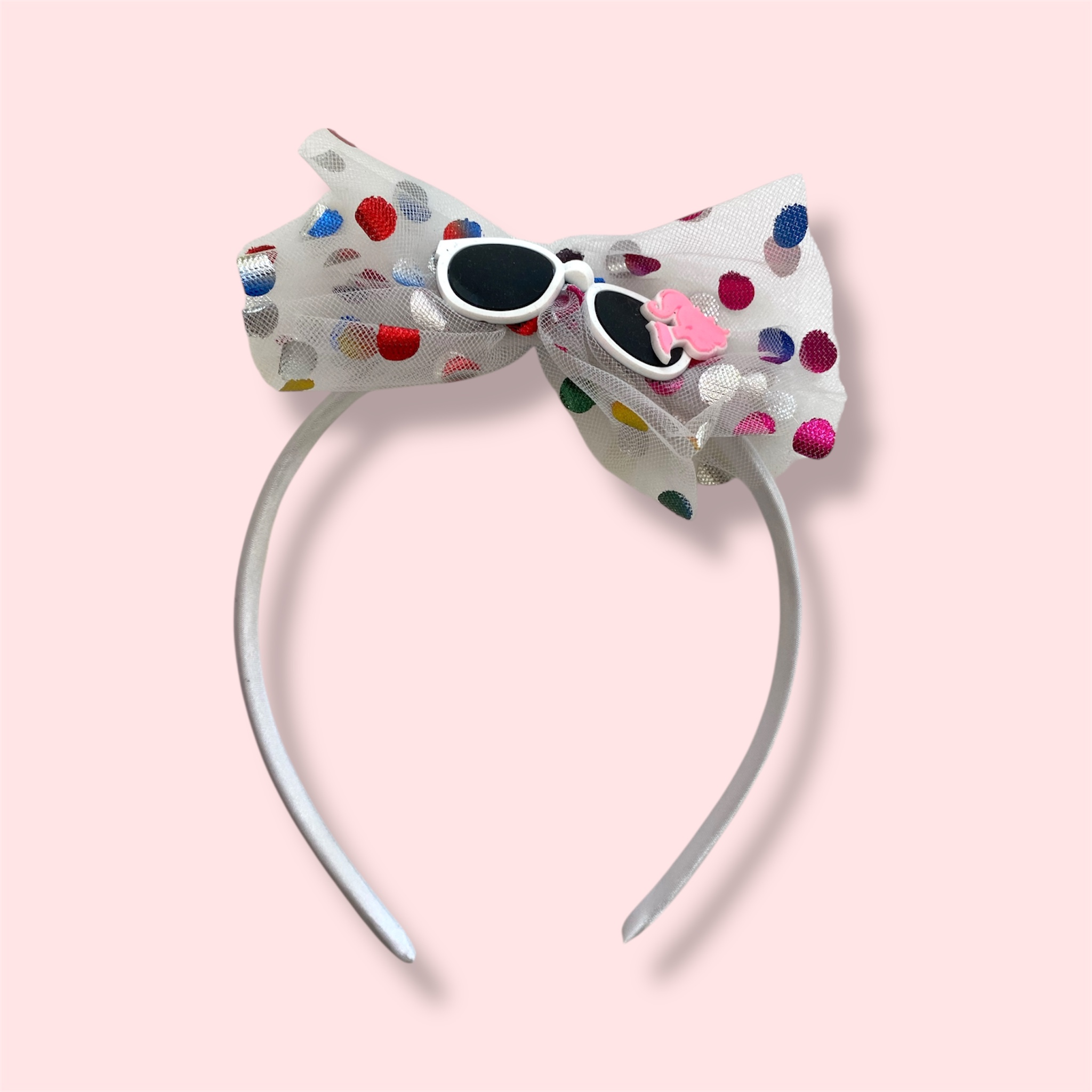 White Barbie Headband