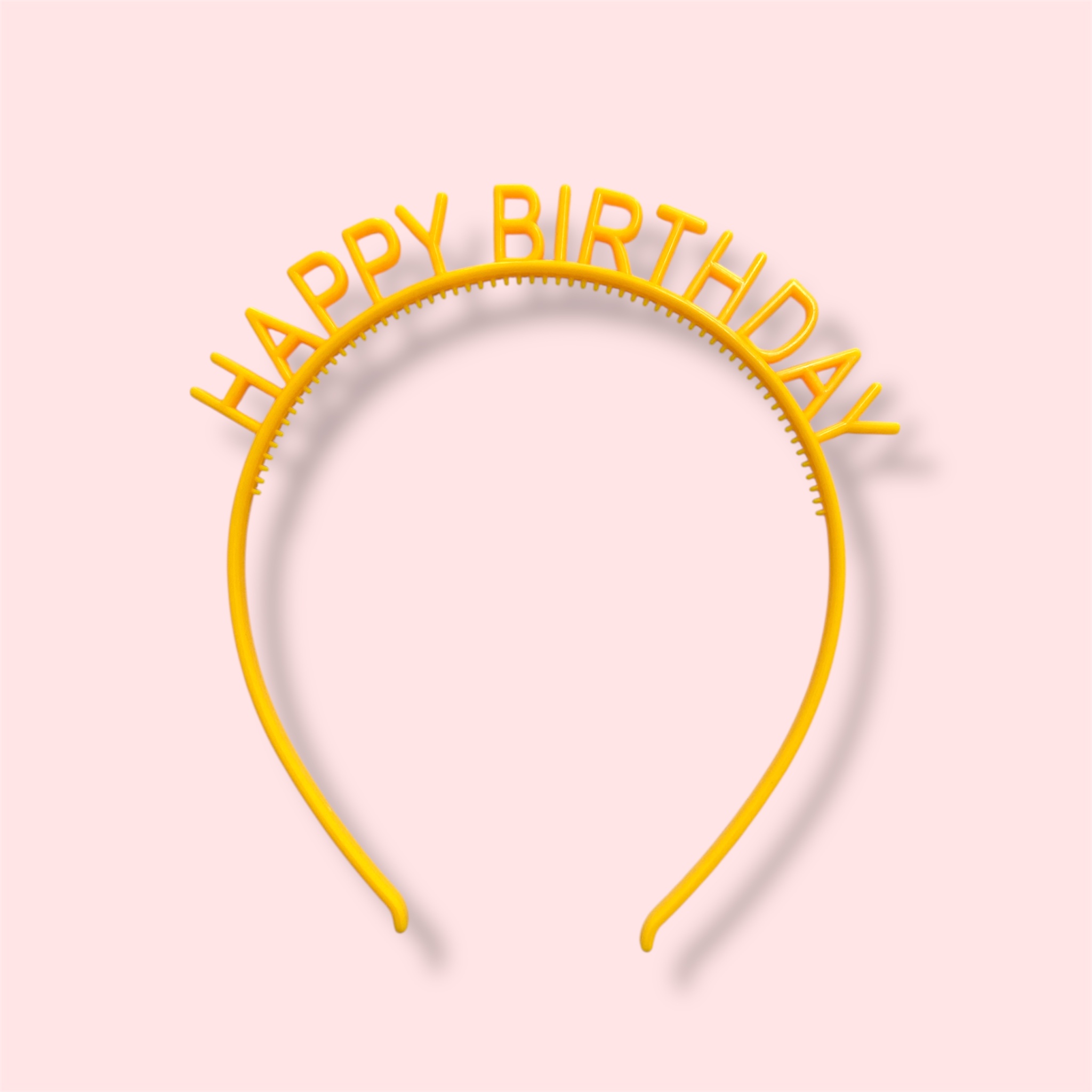Yellow Birthday Headband