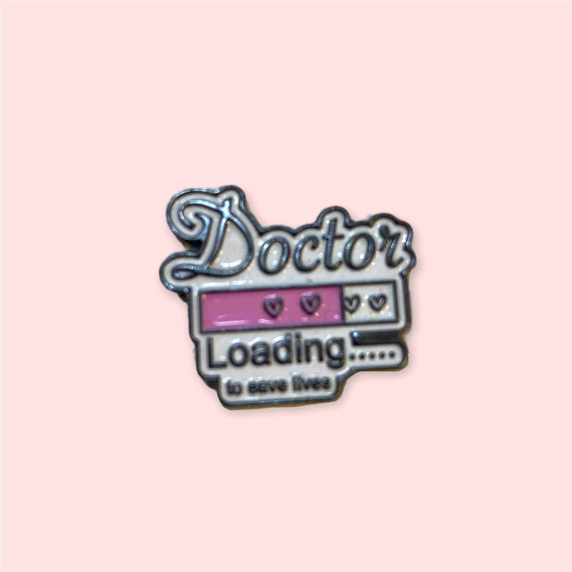 Doctor Loading... Phone Metal Sticker