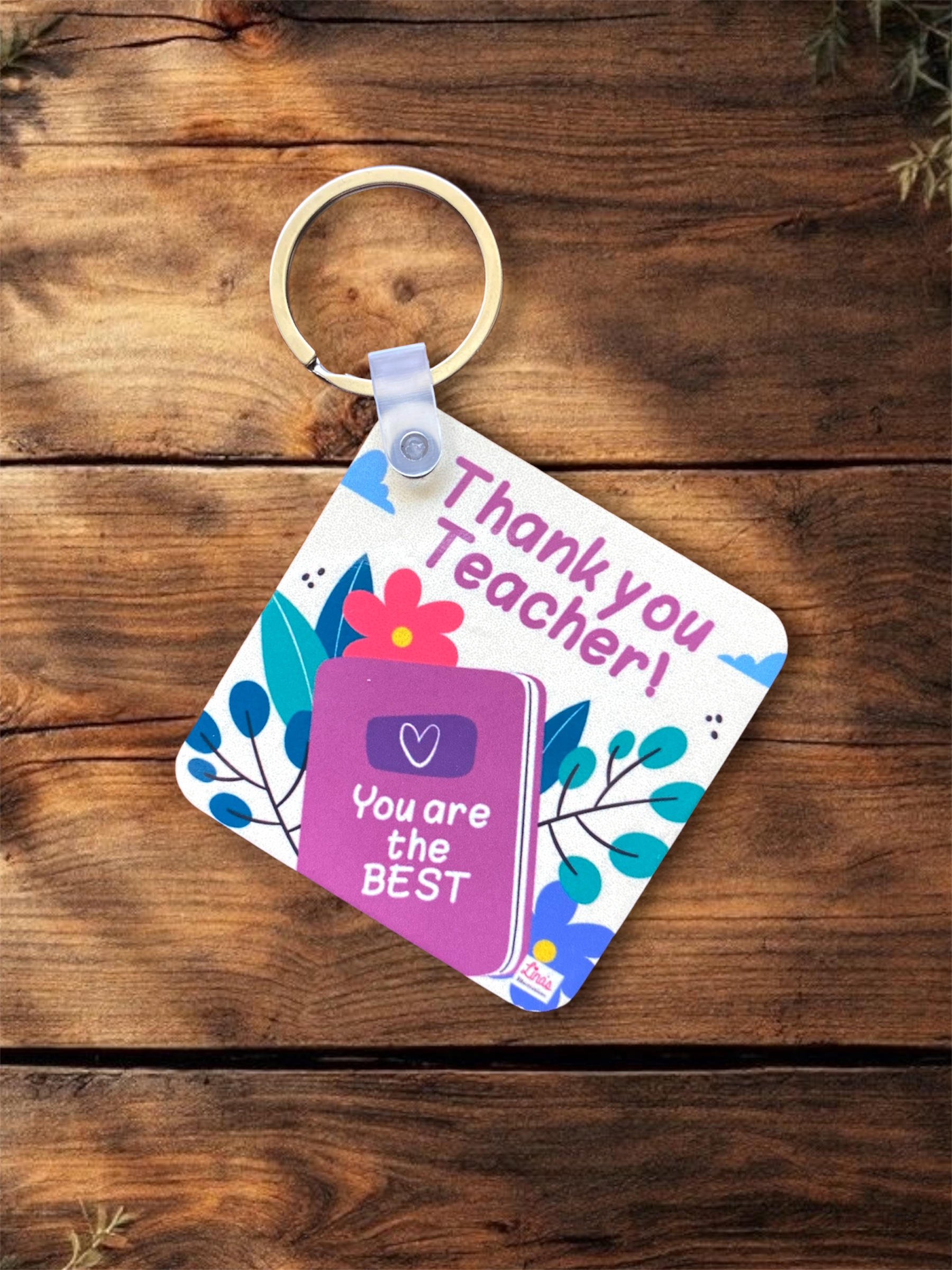 "Thank You Teacher" Keychain
