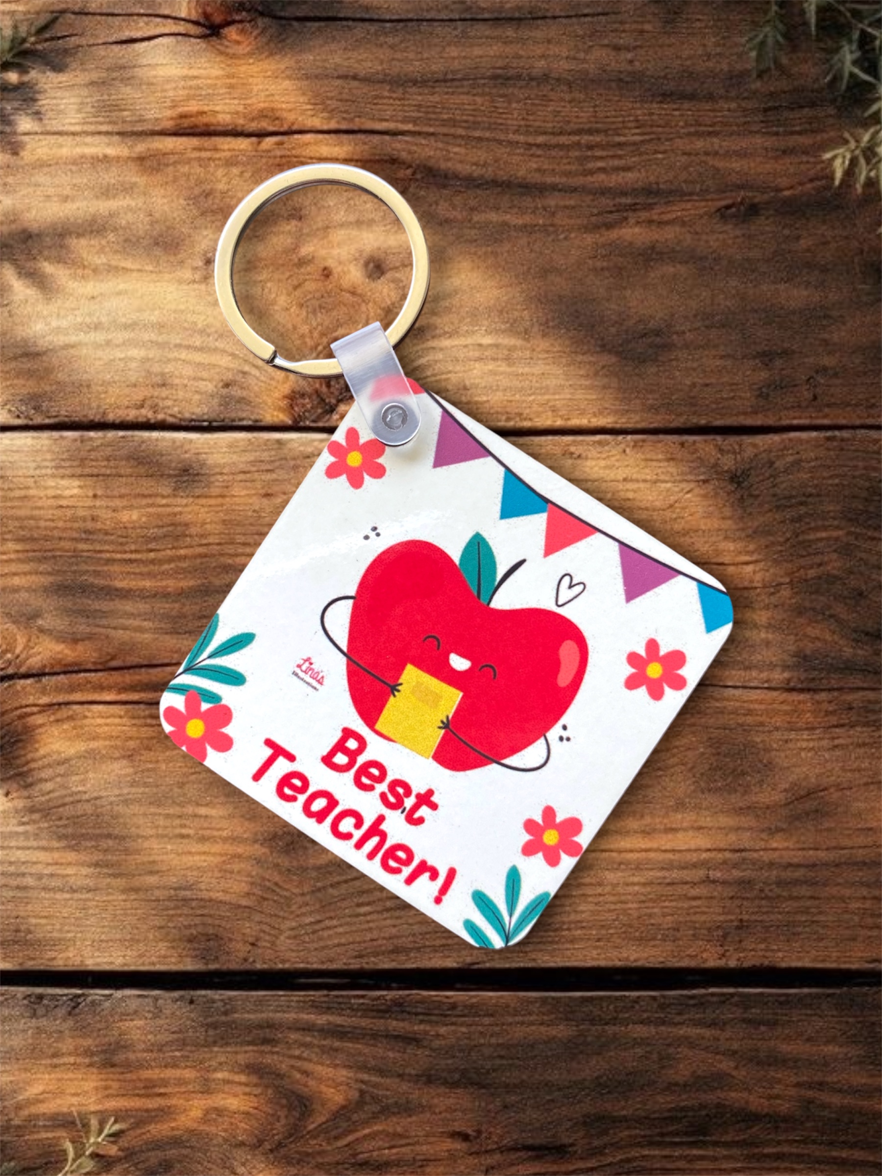 "Best Teacher" Keychain