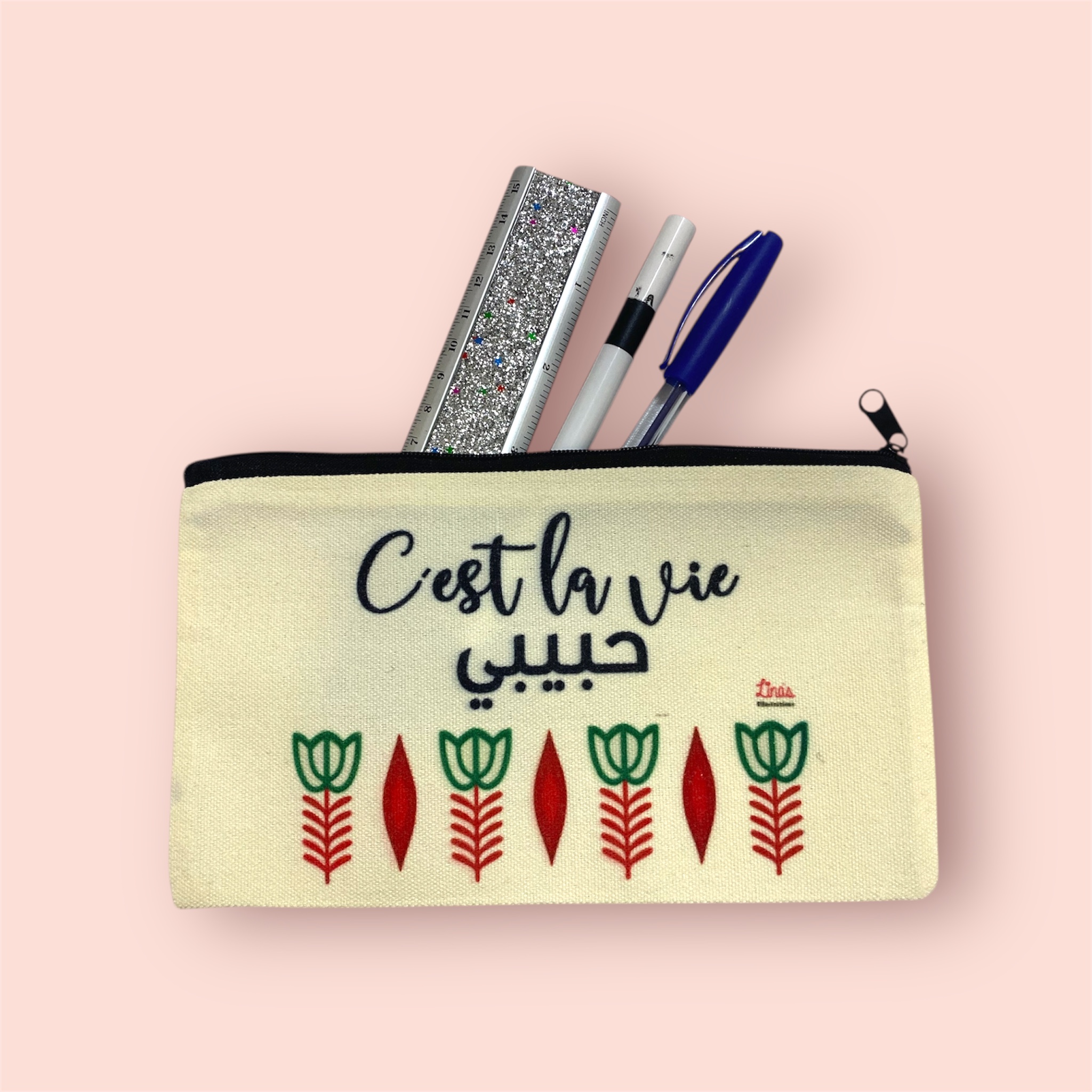 "C'est La Vie" Pouch