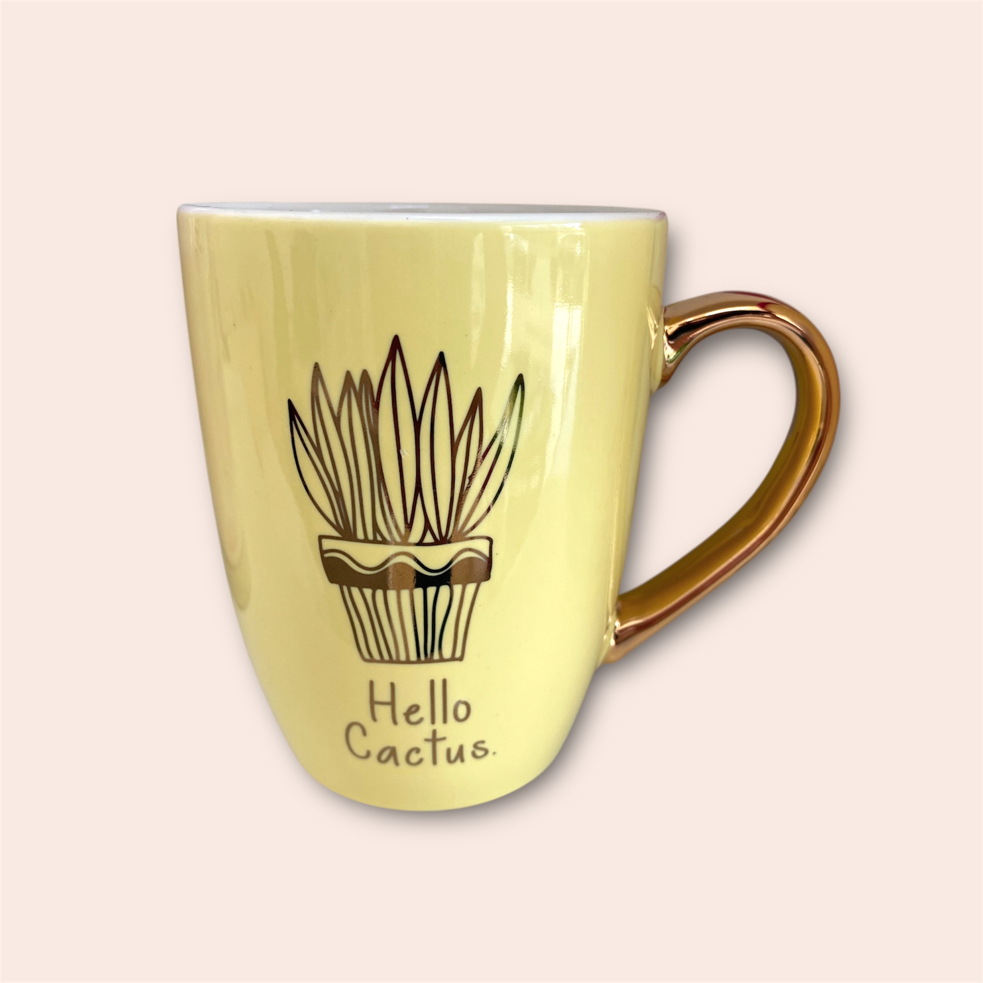 Cactus Gold Mug