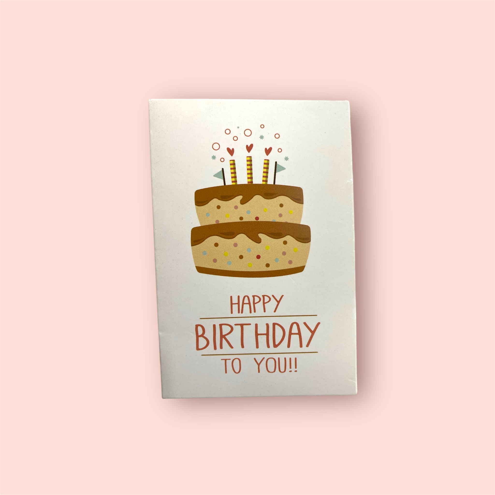 Happy Birthday Cake Card